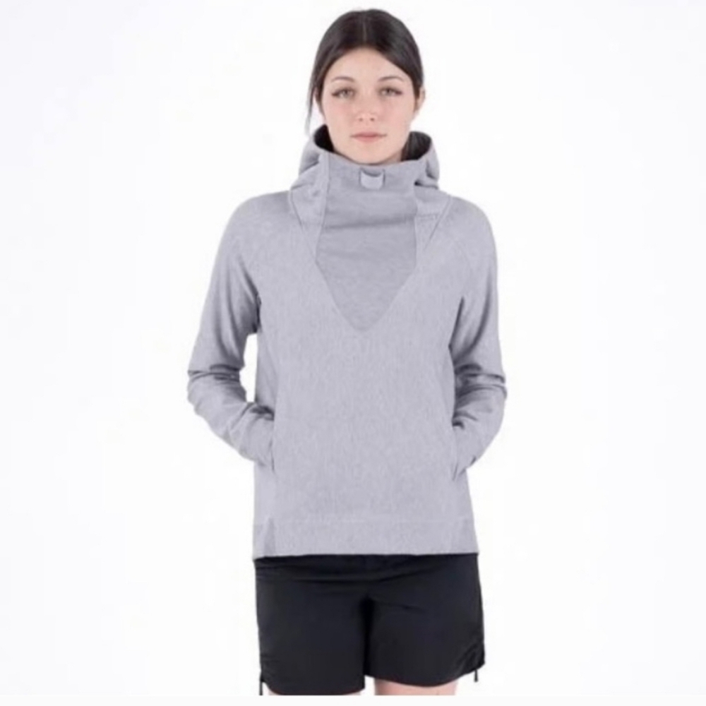 Indyeva Hoodie - Size S Relaxed Fit - Light Grey